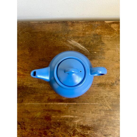 Vintage Ceramic Periwinkle Teapot | Tea Ware | I'm a Little Teapot - Picture 5 of 8
